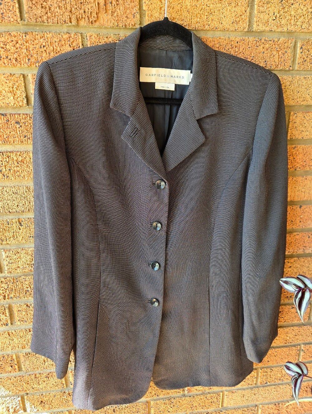 Vintage Garfield & Marks 90s Minimalist Structured Longline Blazer 8